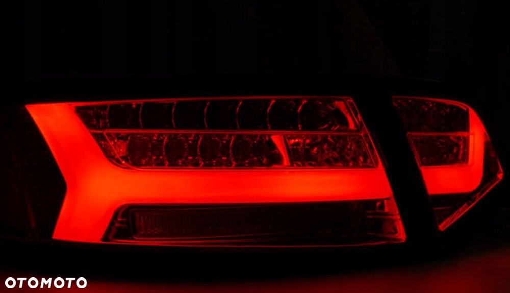 lampy tylne led diody tuning red white audi a6 c6 4f lift fl 2008-11 sedan - 4