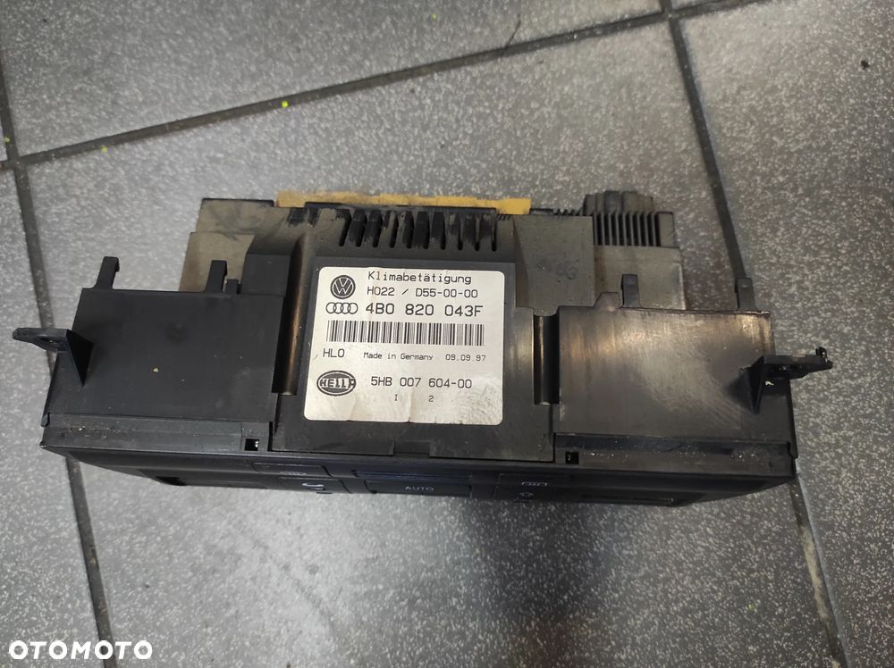 PANEL NAWIEWU STEROWNANIA KLIMATYZACJI CLIMATRONIC AUDI A6 C5 4B0820043F WYSYŁKA !!!! - 2