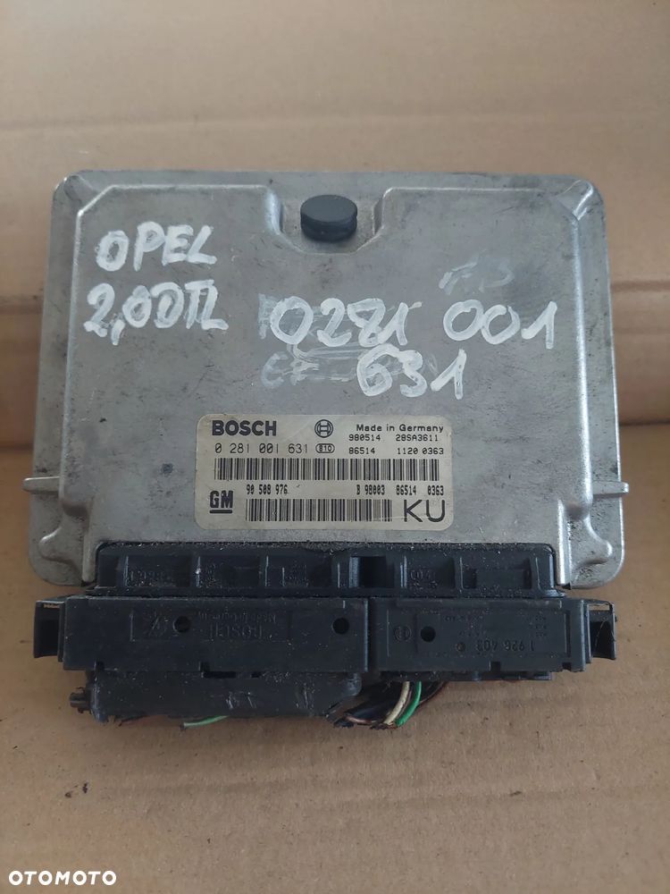 OPEL 2,0d   komputer sterownik 0281001873  0281001631 - 2