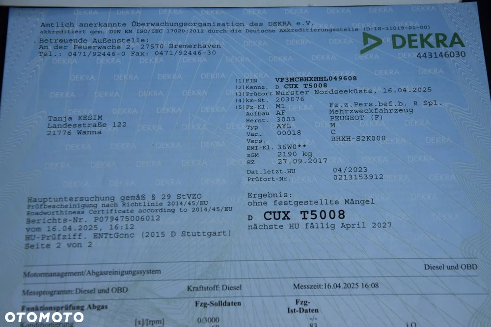 Peugeot 5008 1.6 HDi Style 7os - 39