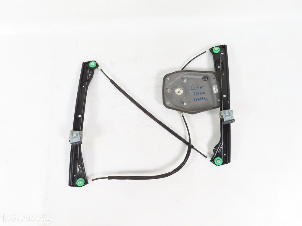 Elevador da Porta Sem Motor Esquerdo/Frente Seminovo/ Original VW GOLF V (1K1) 1... - 1