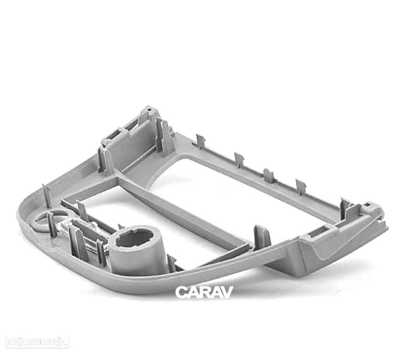 MOLDURA ADAPTADOR CINZA ESCURO PARA RADIO 1-DIN PARA RENAULT MEGANE 08-15 FLUENCE 09+ - 4