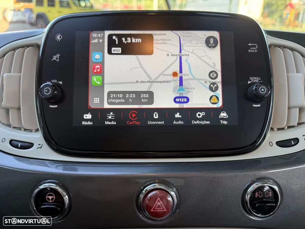 Fiat 500 1.2 Lounge Dualogic S&S - 10