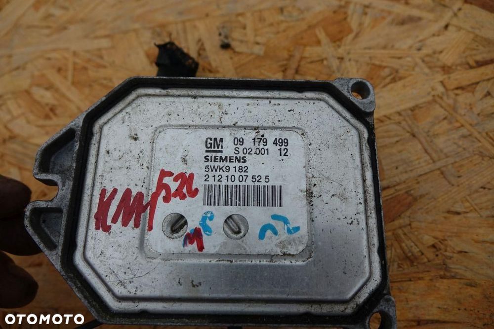 STEROWNIK SILNIKA ECU KOMPUTER OPEL VECTRA C 1.8 16V 09179499 - 3