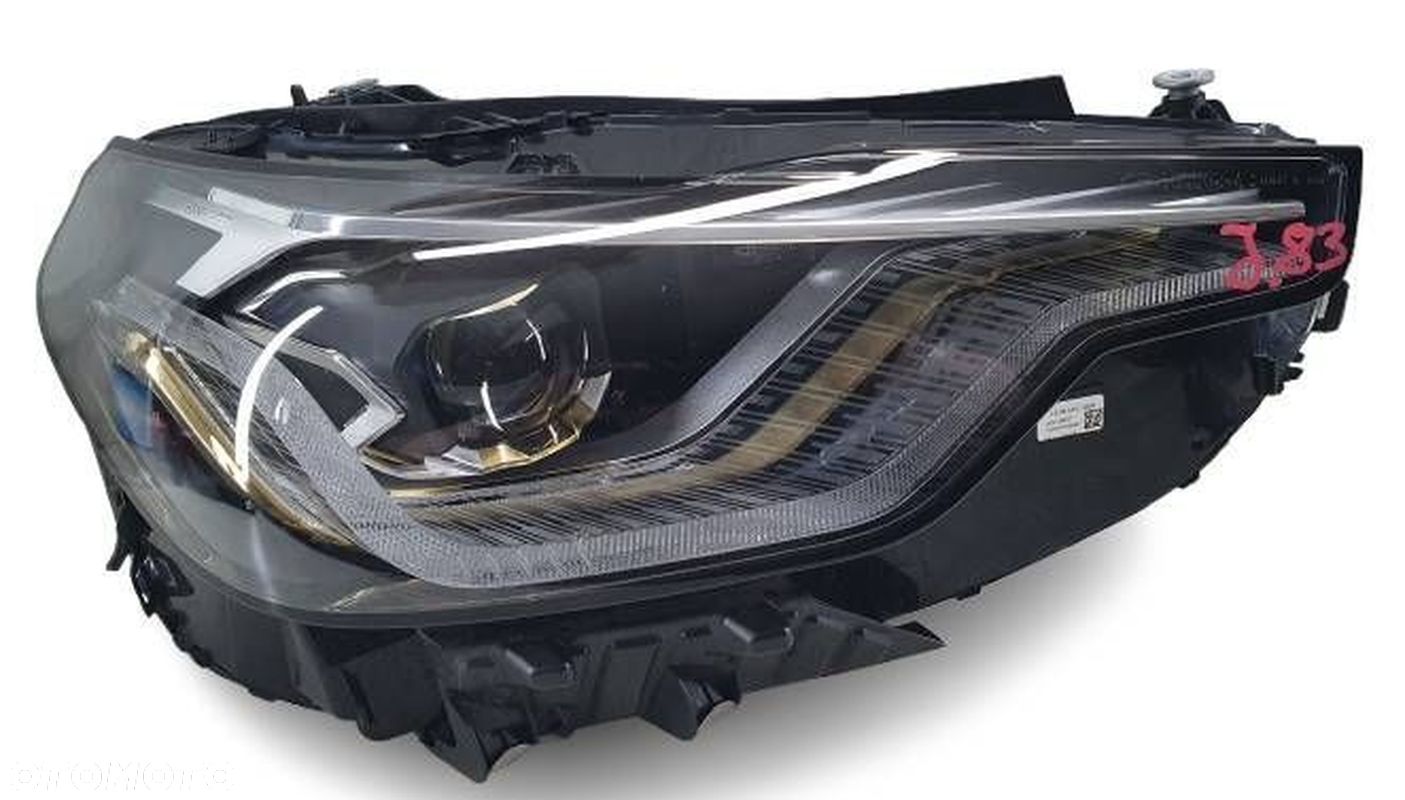 BMW 2 G42 M2 G87 LED Gold złota prawa lampa przednia przód reflektor - 1
