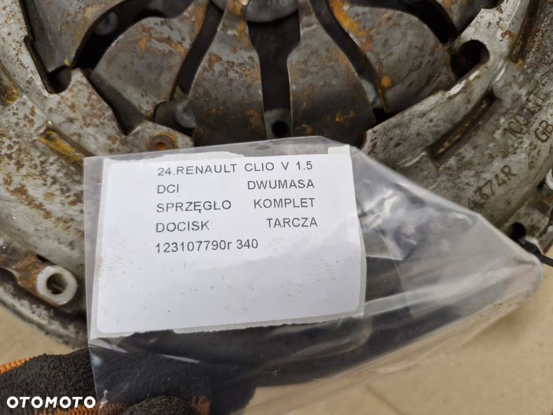 renault clio iv 1.5 dci dwumasa sprzęgło komplet docisk tarcza 123107790r - 4