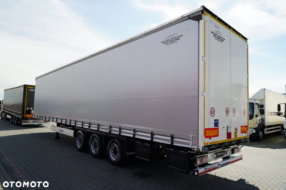 Krone FIRANKA / MEGA / DACH PODNOSZONY / OŚ PODNOSZONA / NOWE OPONY - 4