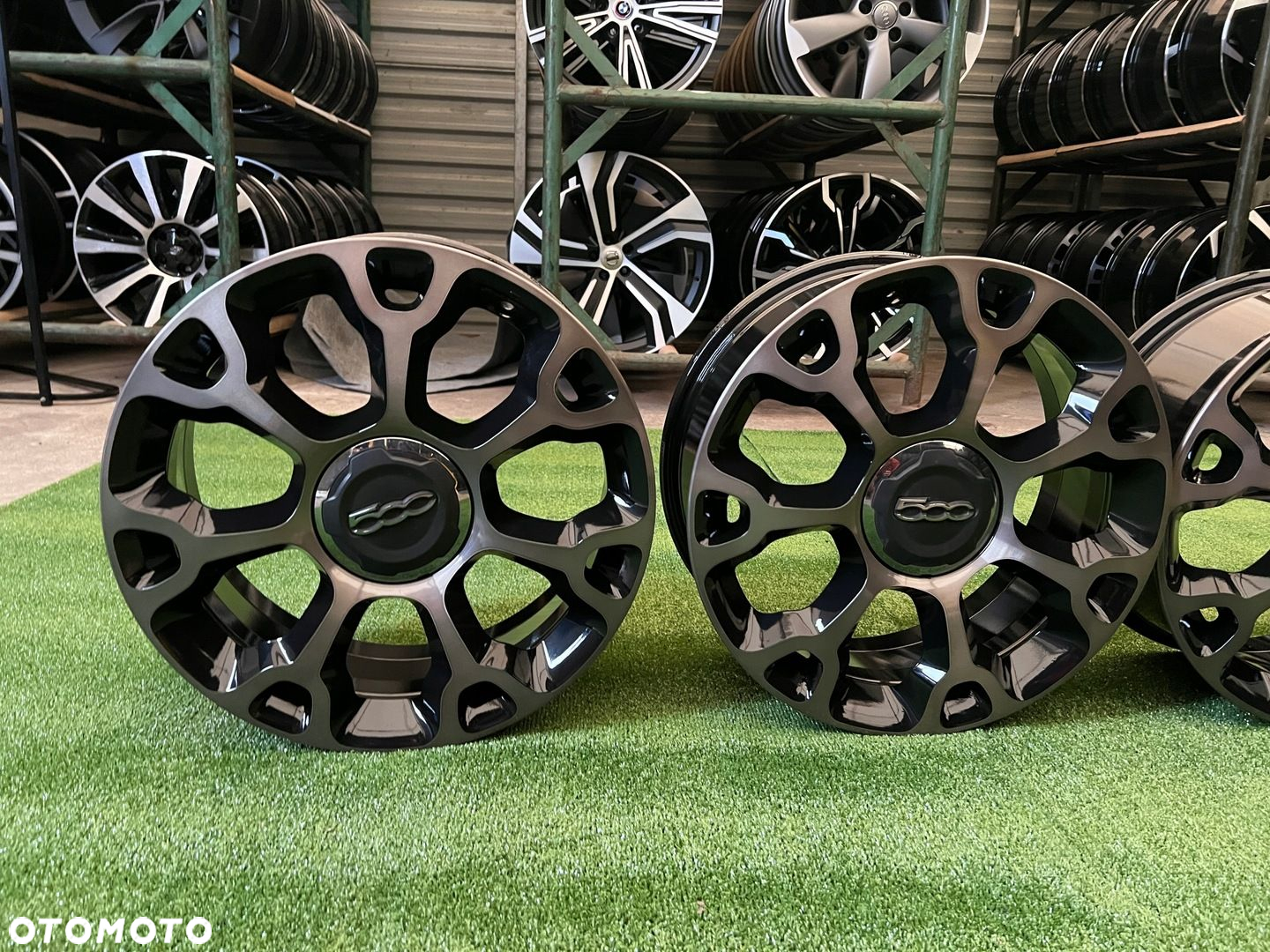 KOMPLET FELG FELGI ALU FIAT 500L 17 5X98 ET41 TIPO ORYGINALNE - 6