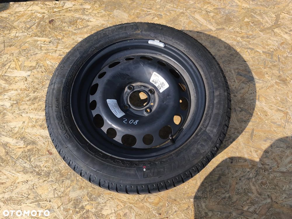 KOŁO DOJAZDOWE ZAPASOWE 195/55R16 4X108 PEUGEOT 208 2008 CITROEN - 1
