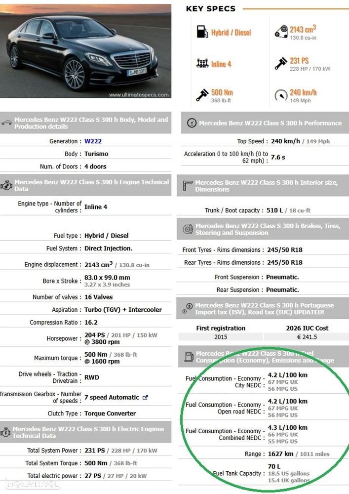 Mercedes-Benz S 300 BlueTEC Hybrid - 33