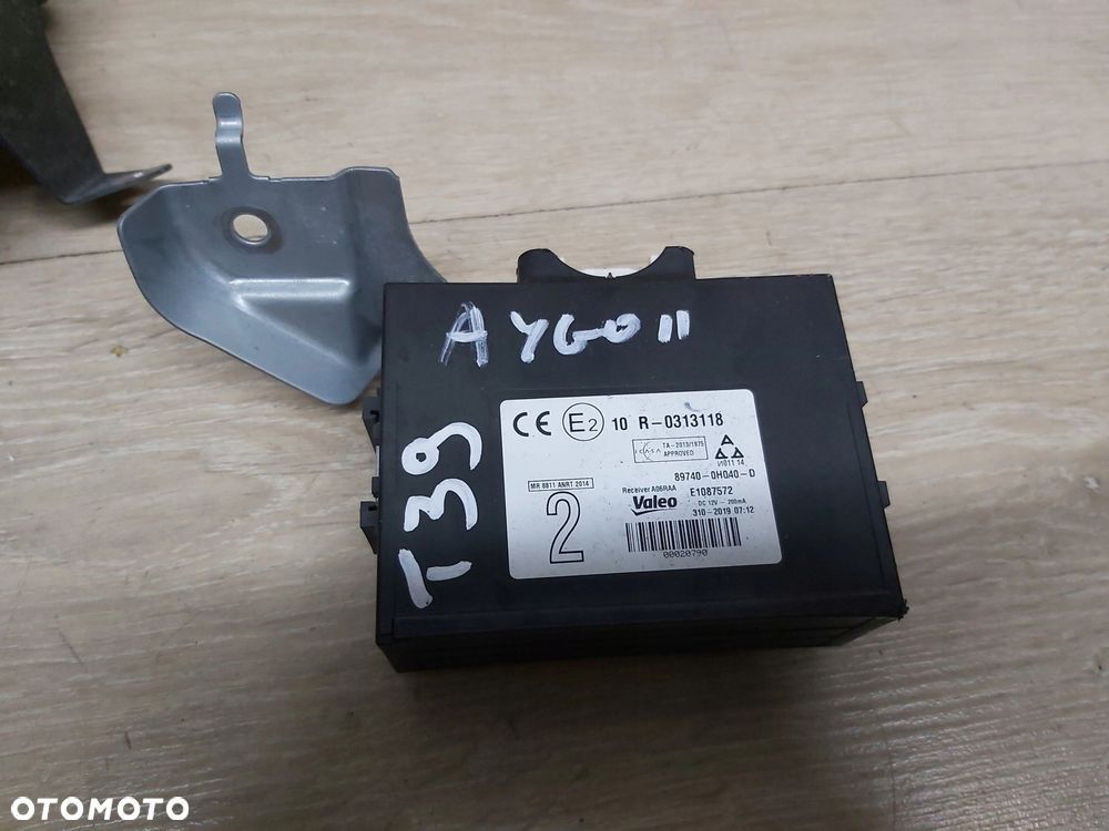 Toyota AYGO II komputer 89661-0H711 kluczyk stacyjka zestaw odpalenia immo - 4