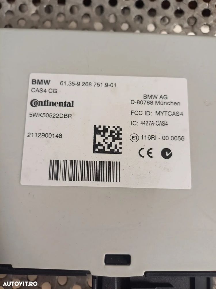 Modul CAS4 Bmw Cod  Seria 7 F01 F02 F03 F04 Seria 5 F10 F11 F07 Etc. Dezmembrez Bmw Seria 7 F01 F02 - 5