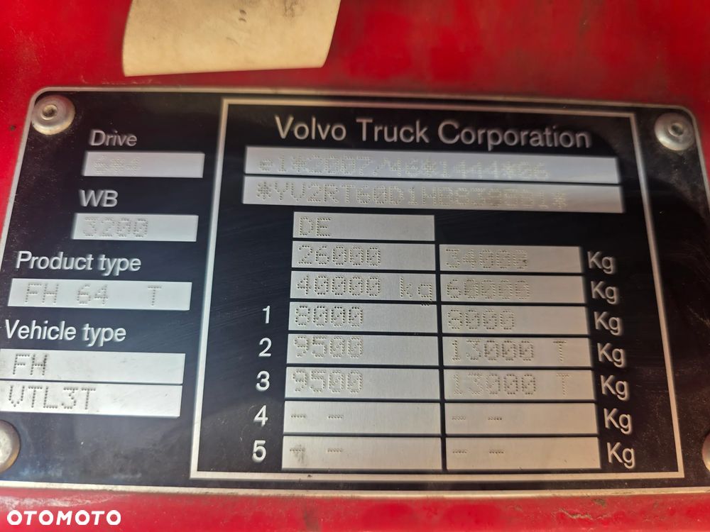 Volvo FH 540 6x4 + Wywrotka 2 Osiowa 60000 kg z Niemiec - 19