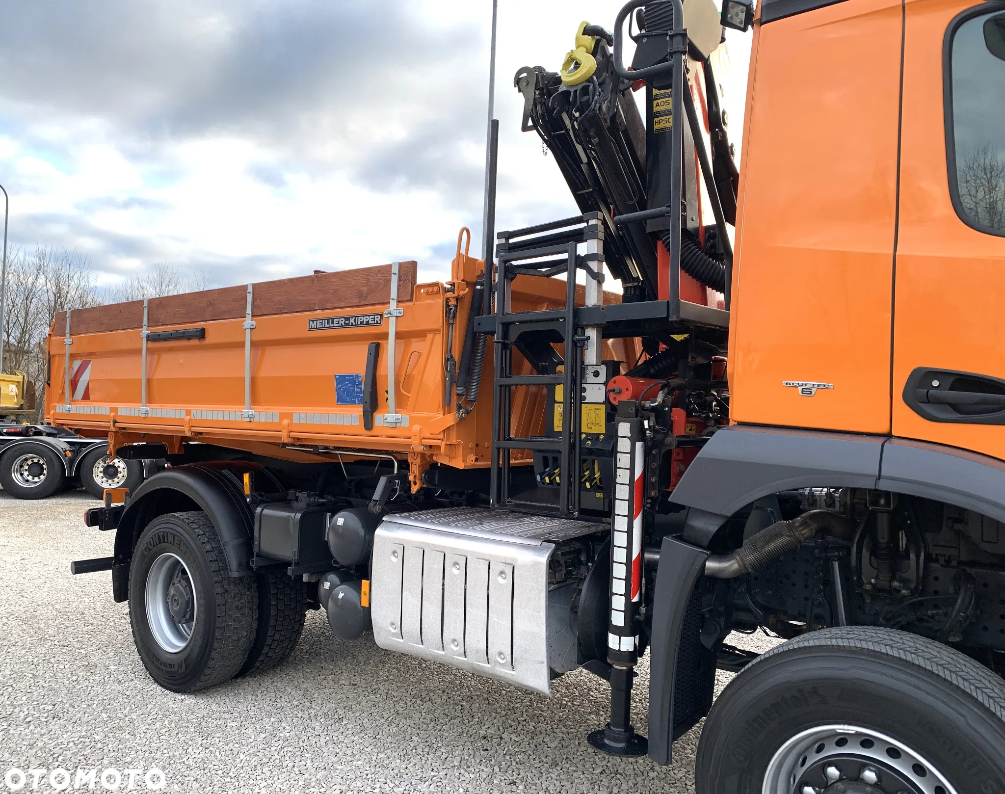 Mercedes-Benz AROCS 1835, 4X4, MEILLER + PALFINGER, - 9