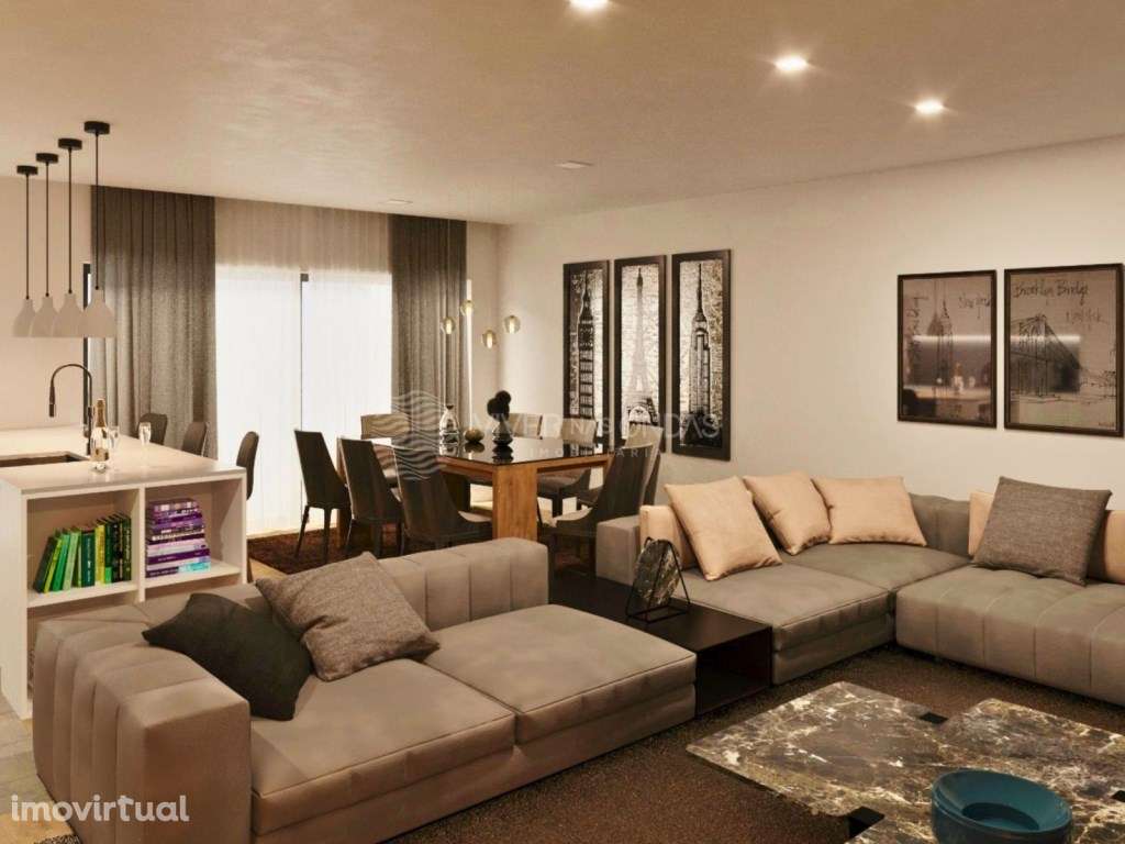 T3 Novo em Condomínio Fechado com Piscina | Celeirós, Braga - Grande imagem: 4/45