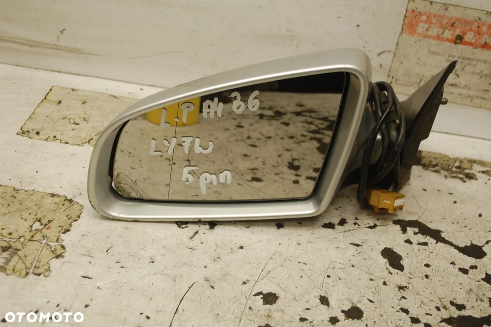 LUSTERKO LEWY PRZÓD PRZEDNIE LEWE LY7W LY9B LY1X LY7R LY7Q AUDI A4 B6 5 PIN - 2