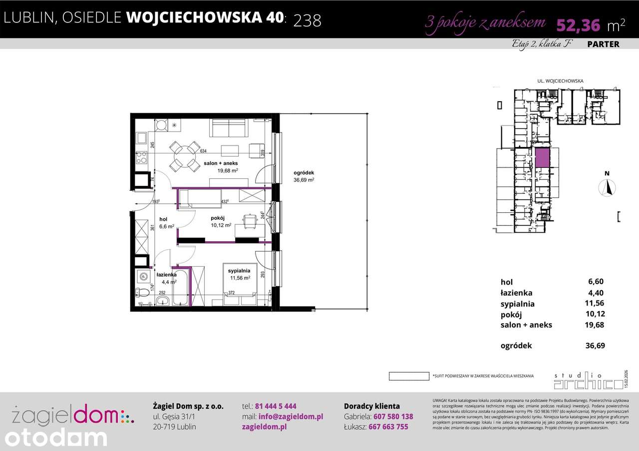 Nowe mieszkanie Wojciechowska Squre II etap