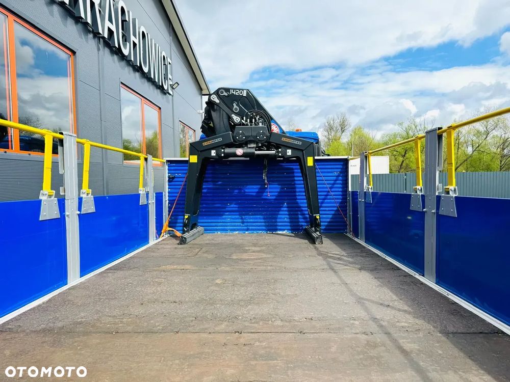 MAN MAN TGM TGL TGS 18.250 E6 // orginał. przebieg 107tys km // 4x2 // żuraw HMF 1420 K2 HDS dzwig kran crane - 17