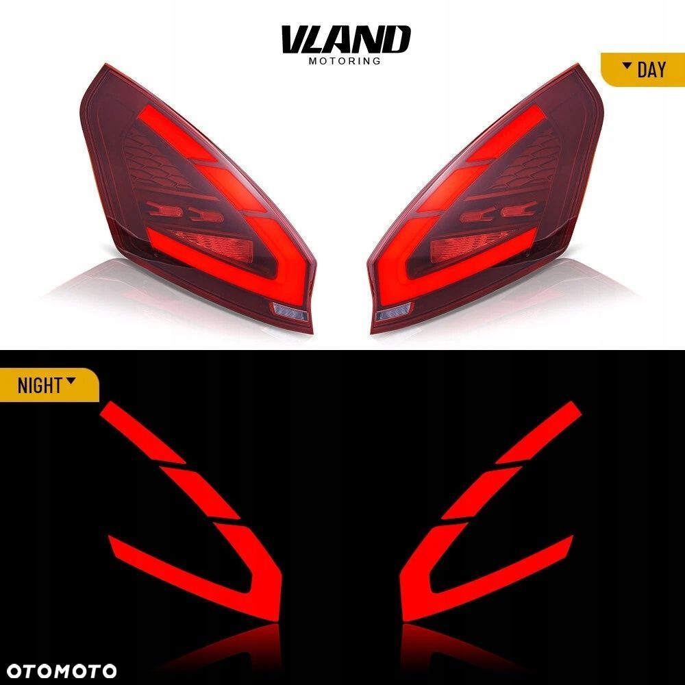 Lampy tyl kpl Full Led Dynamiczne Ford Fiesta VII 7 mk7 2008-2018 Lift z24 - 12