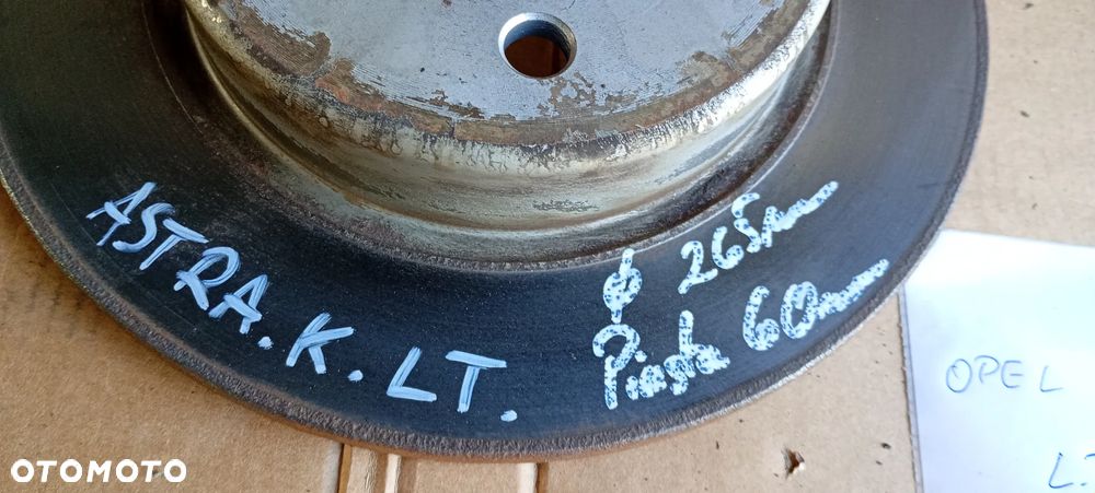 Tarcze hamulcowe tył tylne 265mm Opel Astra K 1.6 CDTI - 8