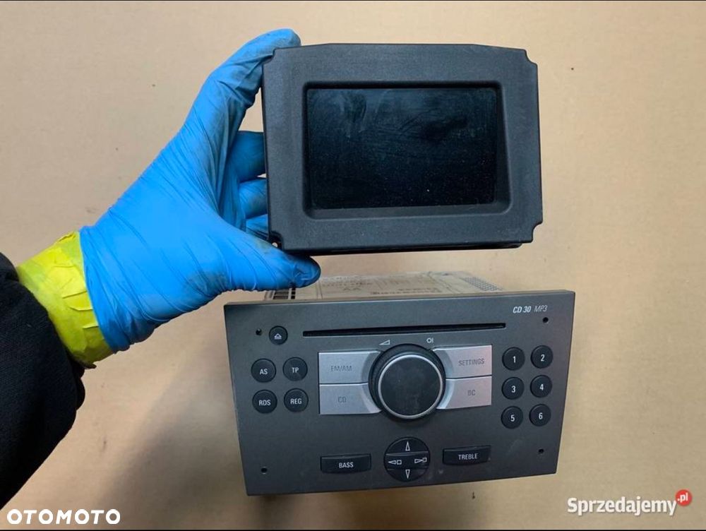 13113145 radio fabryczne wyświetlacz Opel Vectra c lift signum lift - 9