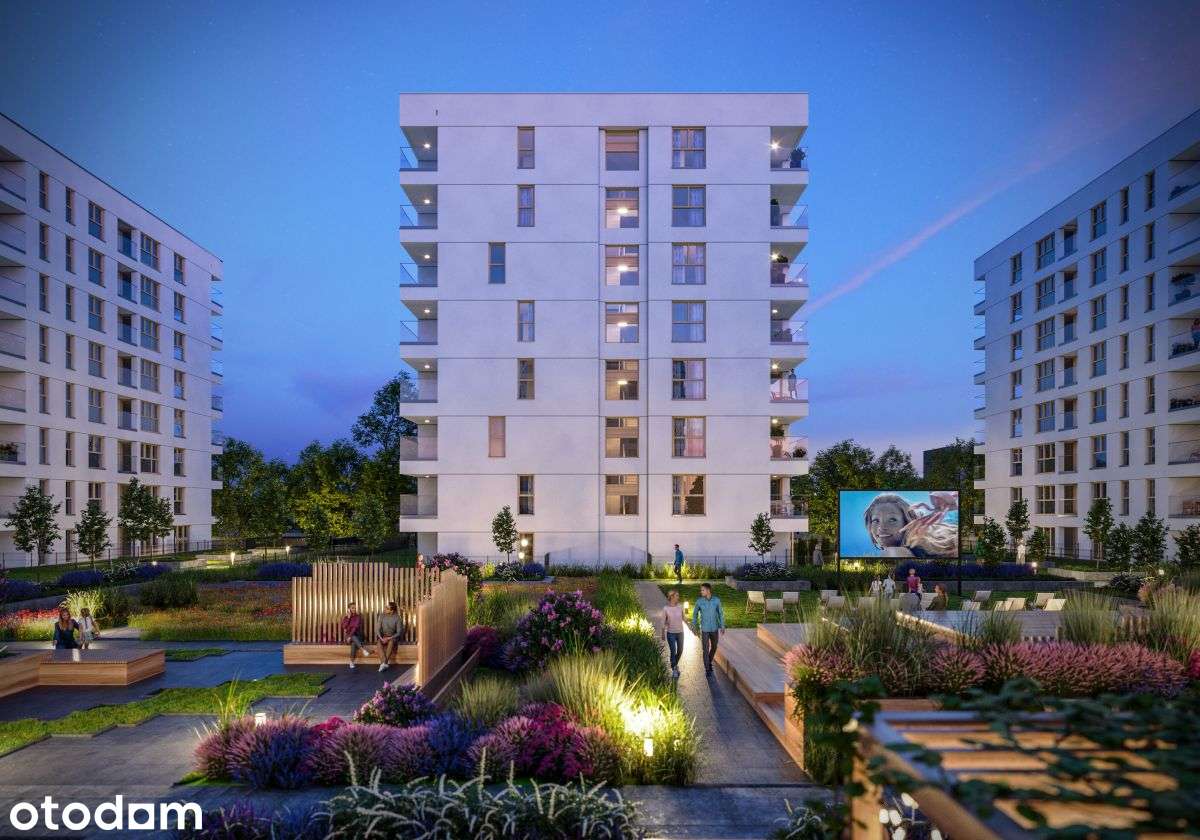 2-pokojowe mieszkanie 45m2 + balkon