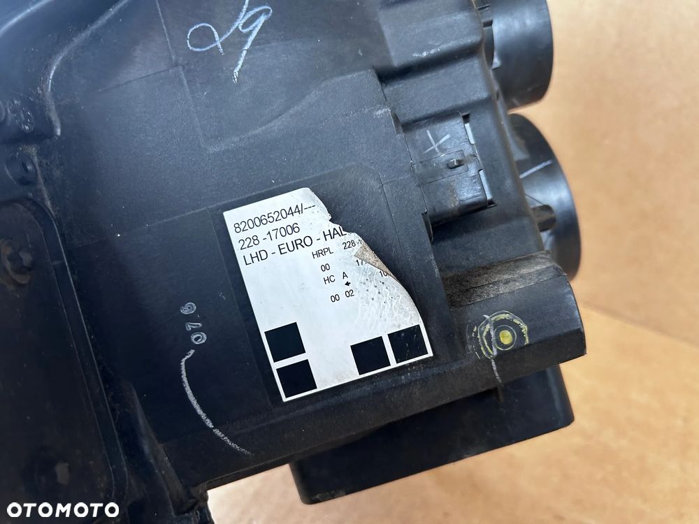RENAULT MODUS 8200652044 LAMPA REFLEKTOR PRZÓD PREDNI PRAWY PRAWA EUROPA - 5