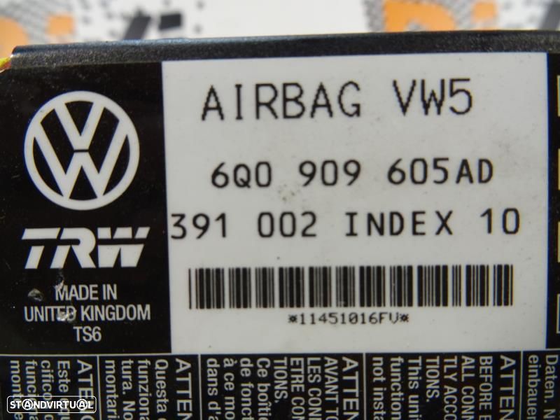 Centralina De Airbags Seat Ibiza Iii (6L1)  6Q0909605ad / 6Q0 909 605 - 2