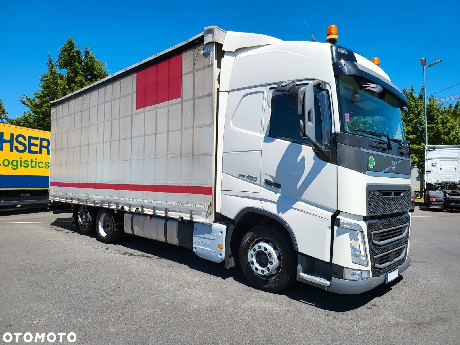 Volvo FH ;  firanka napojówka * przewierty * 6x2 * bdf * - 7
