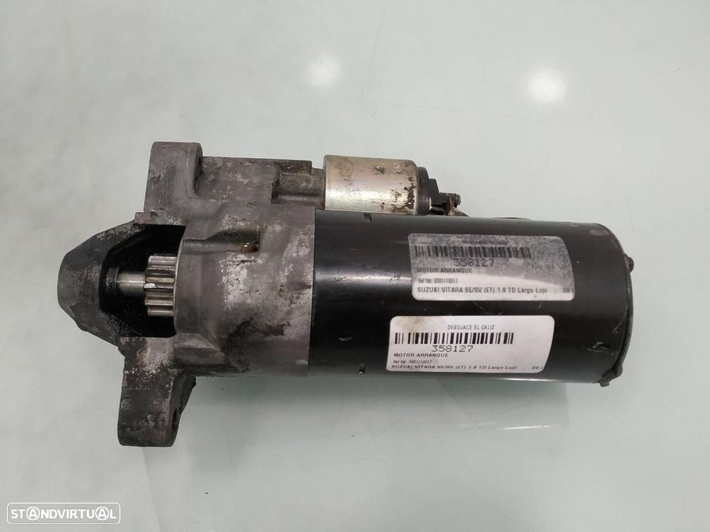 MOTOR ARRANQUE SUZUKI VITARA 1998 -0001110017 - 4
