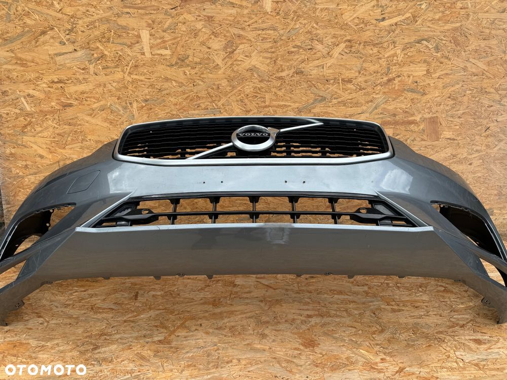 ZDERZAK PRZÓD PRZEDNI VOLVO XC60 II 2 17+ R-DESIGN 4PDC GRILL KRATKA ŚRODKOWA 31449127 32296071 31425534 ORYGINAŁ - 12