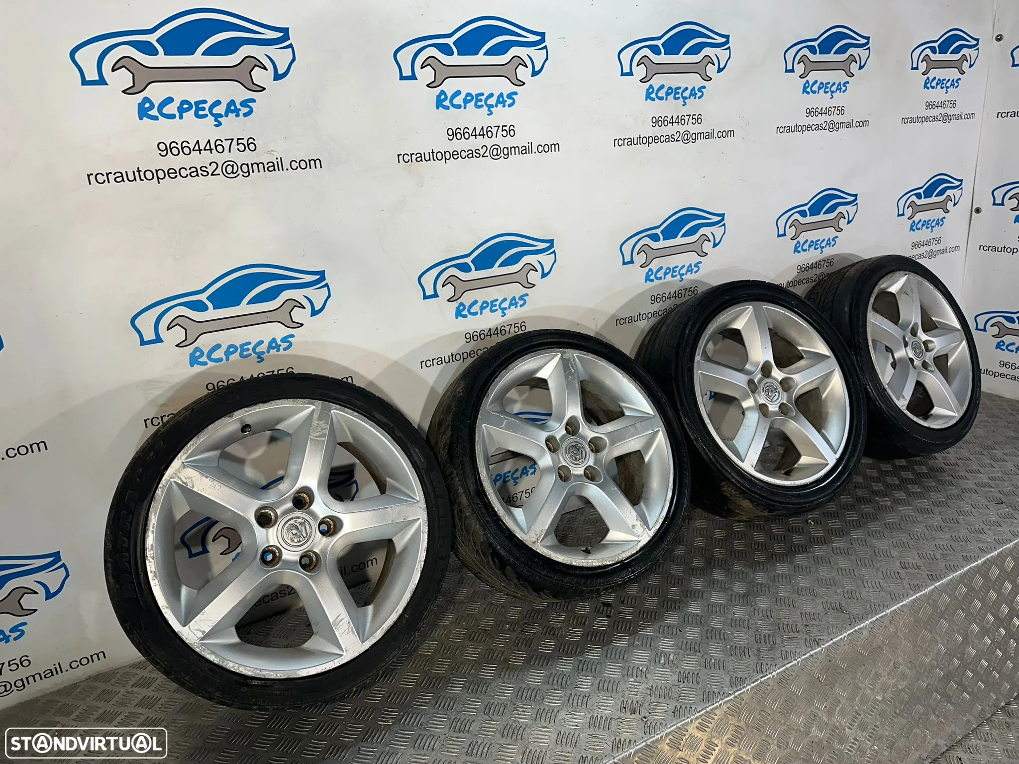 .Conjunto Jantes 17 Originais Opel Astra H GTC 7J ET39 5x110 OP12 - 3