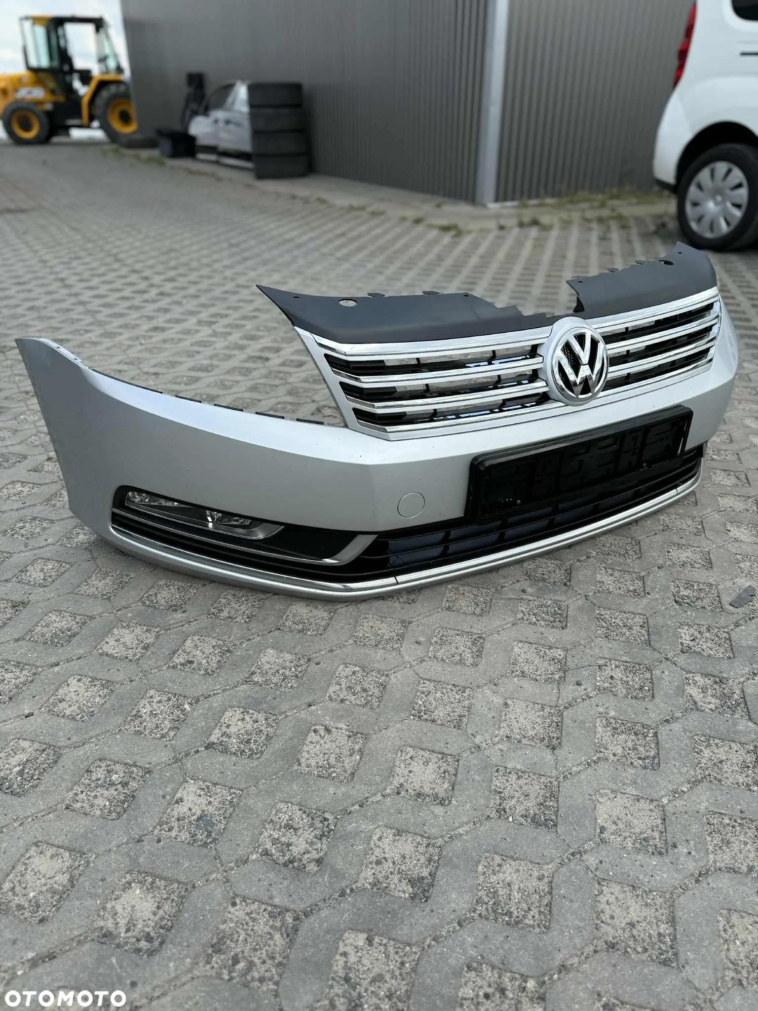 Vw Passat B7 Zderzak Przód Przedni Kompletny Halogeny LA7W Grill 10-14 - 2