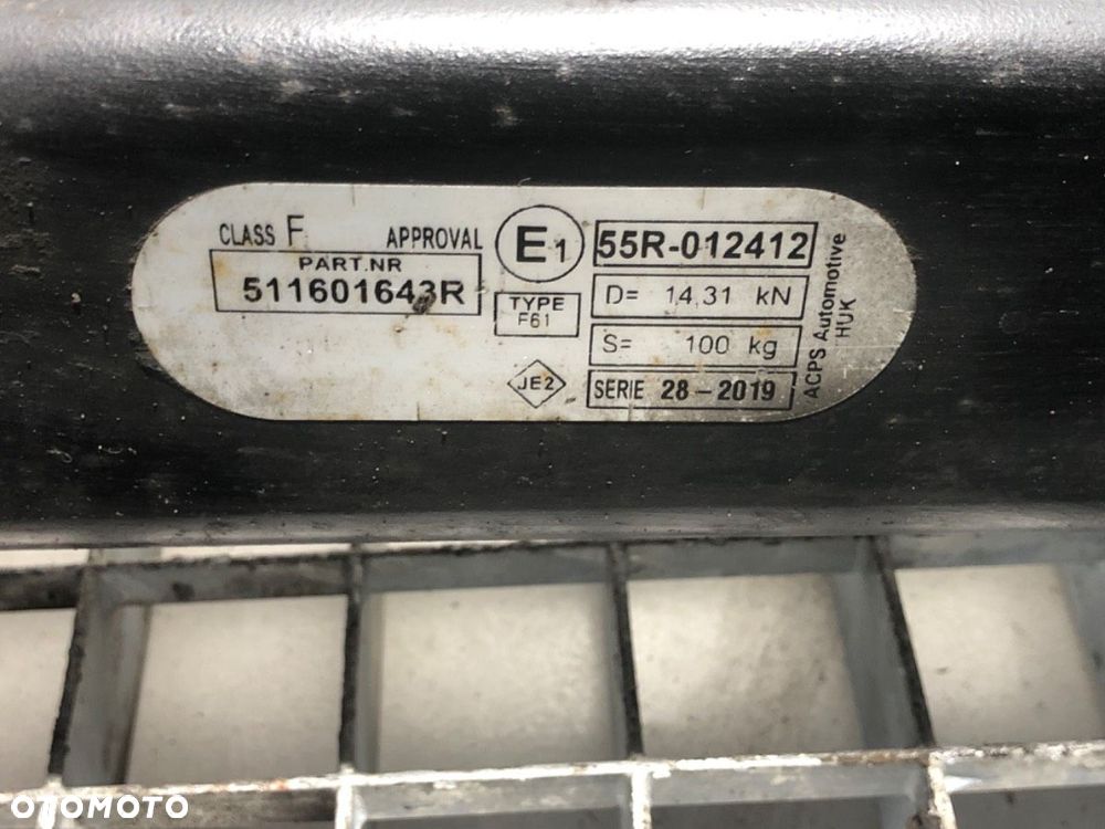 HAK HOLOWNICZY  OPEL MOVANO B Platforma / podwozie (X62) 2010 - 2022 2.3 CDTI FWD (EV, HV, UV) 96 kW - 3