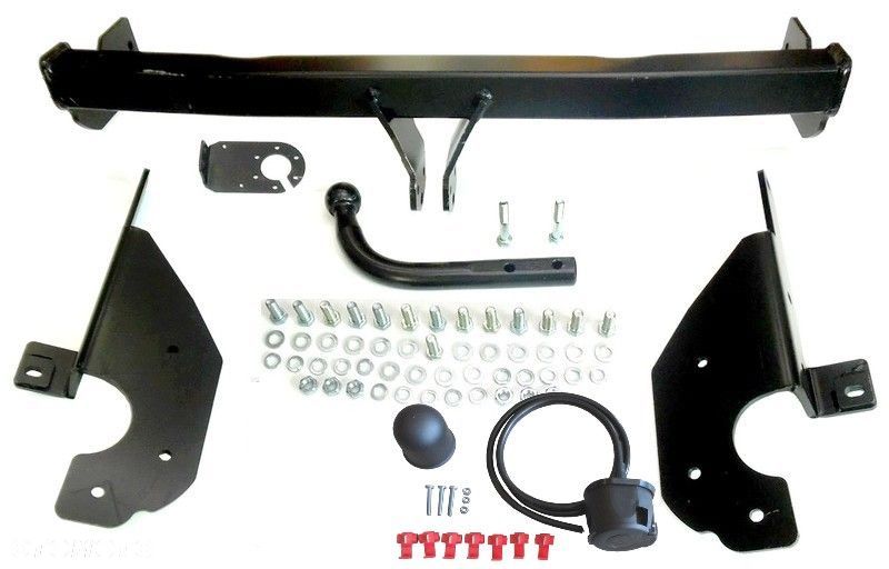 Nowy Kompletny Hak Holowniczy + Kula + Wiązka Uniwersalna + Gniazdo elektr. do Toyota Rav 4 Z kołem Zapasowym od 2006 do 2013 - 3