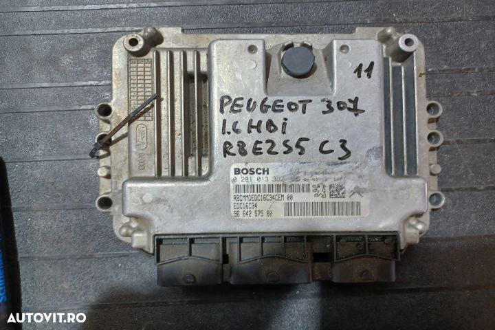 Calculator motor ECU 0281013302 - 1.6 HDI 0281013302 - 1.6 HDI Peugeo - 1