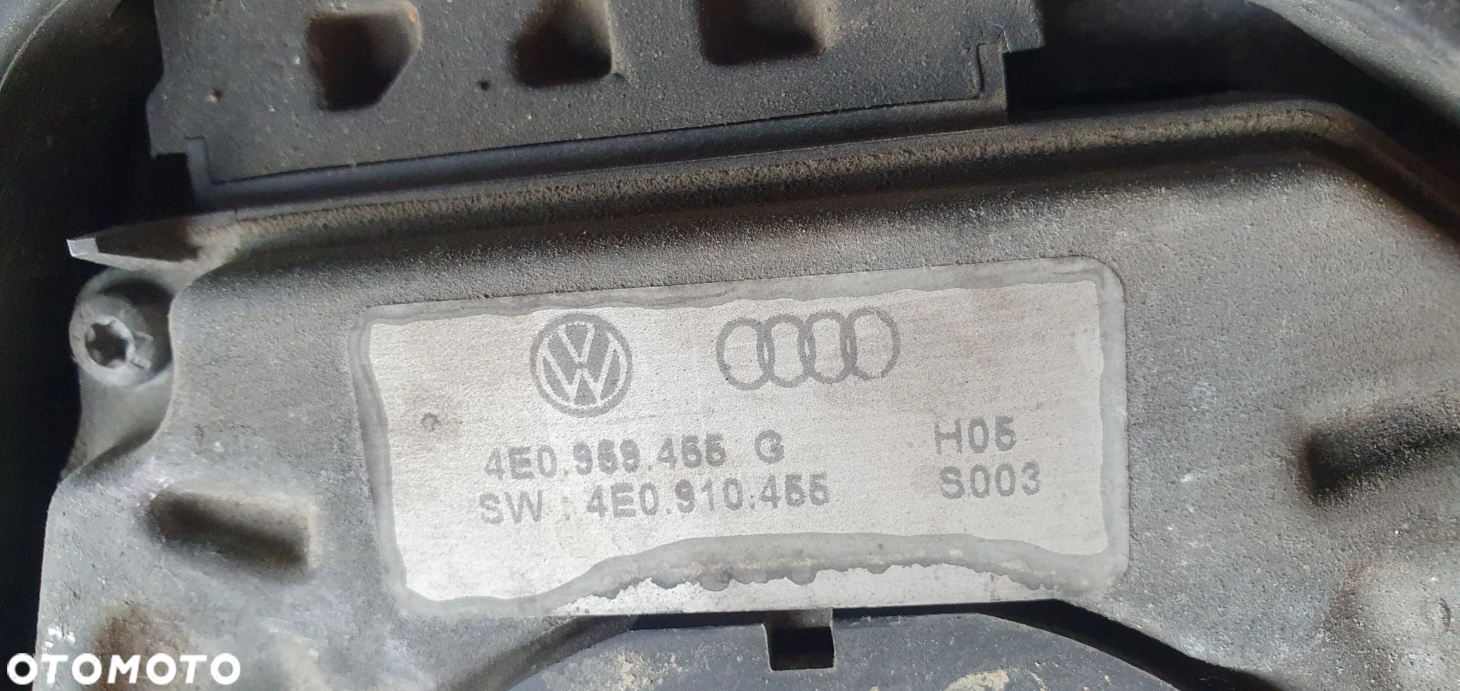 Wentylator chłodnicy wentylatory Audi A8 D3 4.2 TDI 4E0959455H 4E0910455 4E0121205B - 10