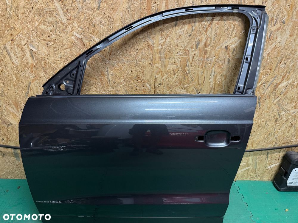 DRZWI LEWE PRZÓD LEWE PRZEDNIE AUDI Q3 I 8U0 SZARE STALOWE LZ7S - 3