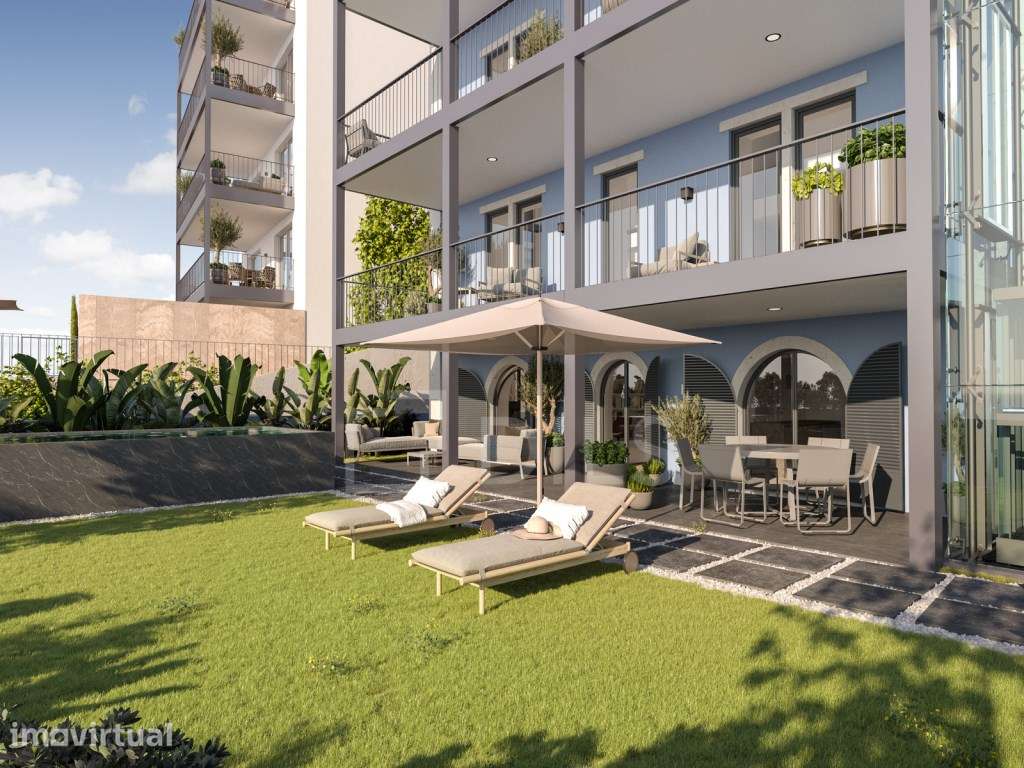 Apartamento T2 com varanda num novo empreendimento no Monte Estoril - Grande imagem: 2/38