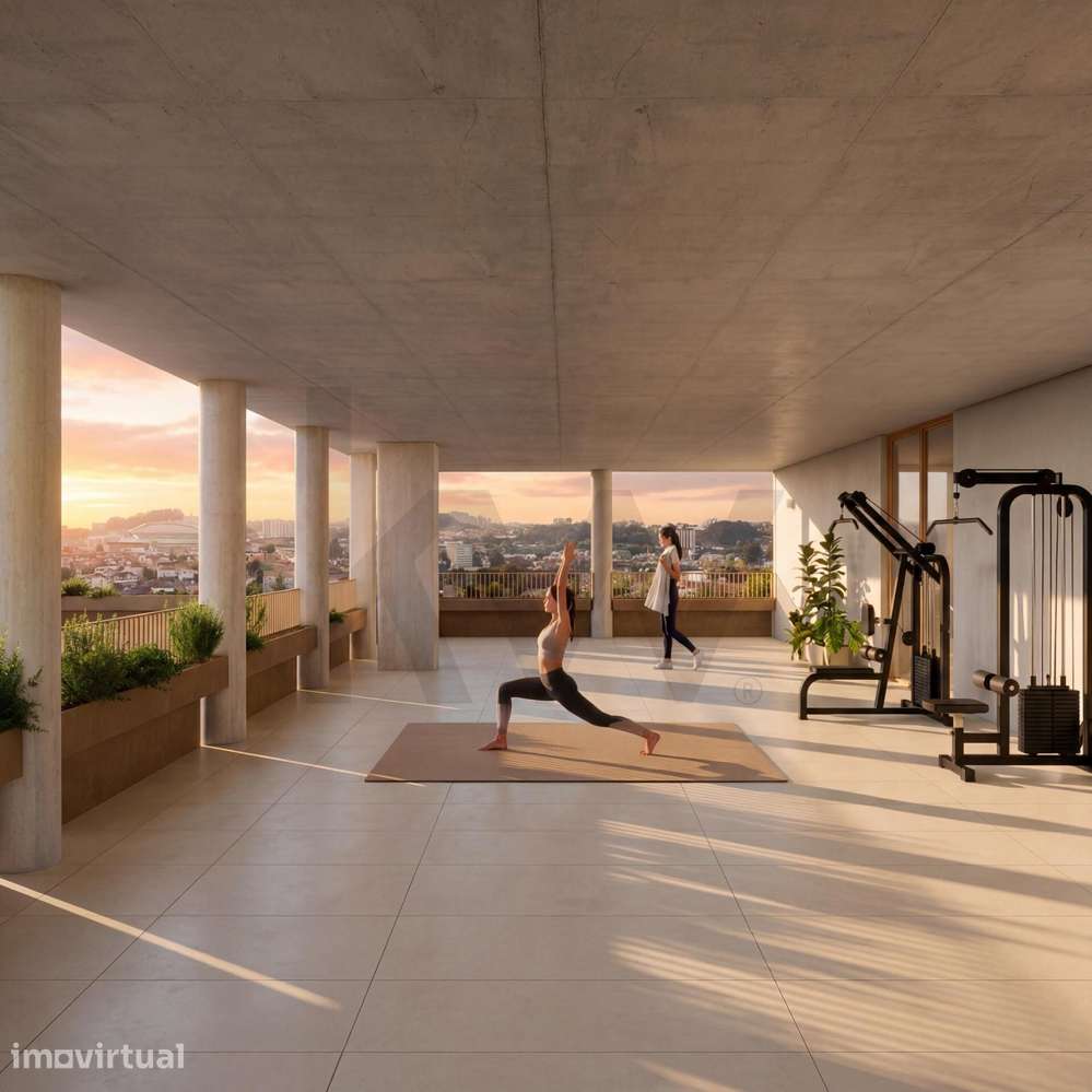 Apartamento T1 com Terraço, localizado em Rio Tinto - Vacivus - Grande imagem: 5/11