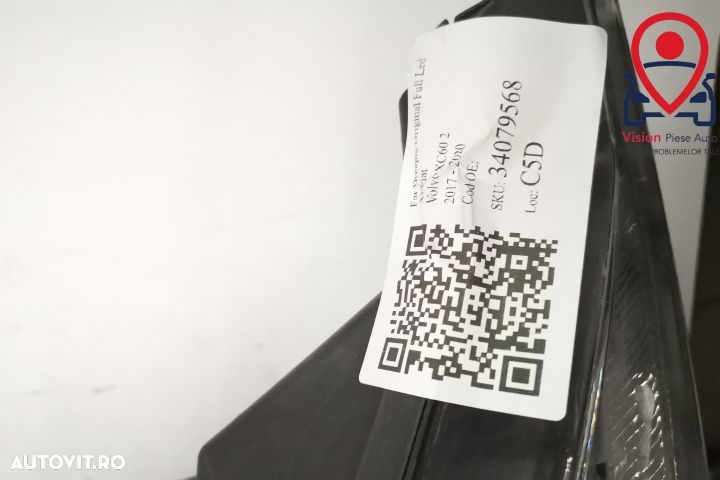 Far Dreapta Original Full Led Avariat Volvo  XC60  2 [2017 - 2020] - 5