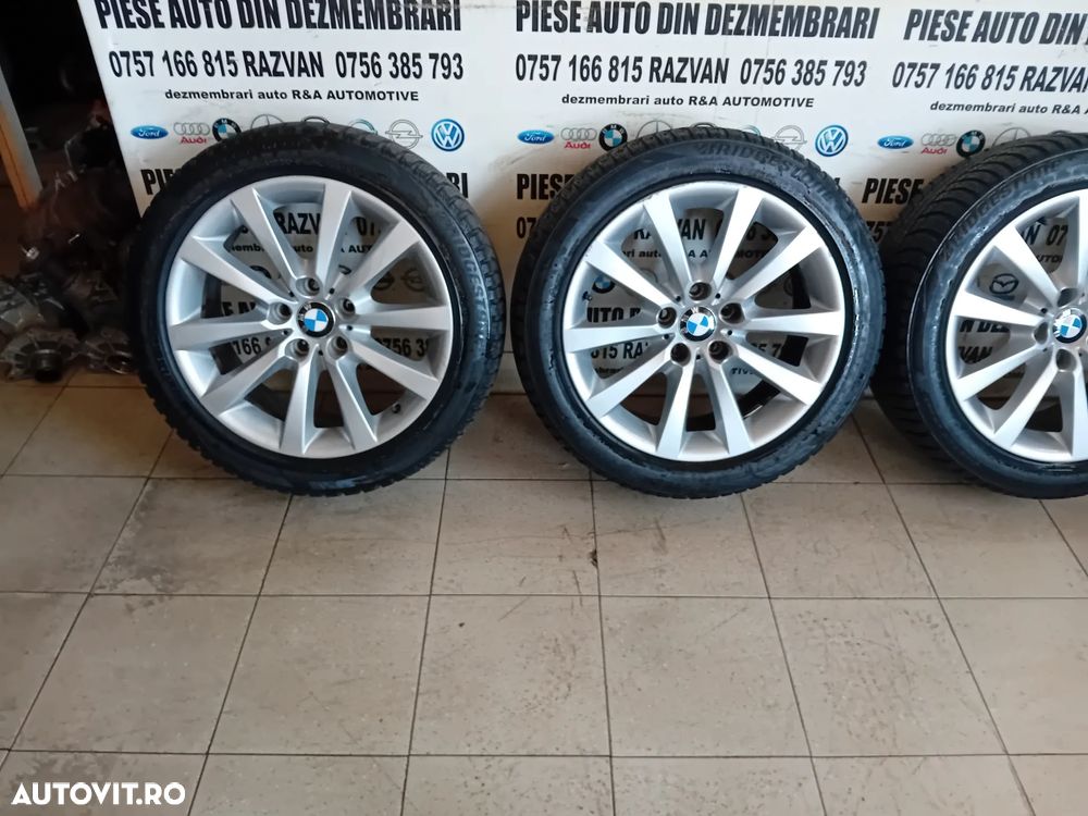 Jante Aliaj Bmw X3 F25 X4 F26 R18 245/45R18 Originale 5x120 Anvelope Bridgestone M+S 8Jx18EH2 - IS30 - 4