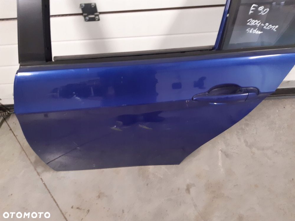 BMW E90 DRZWI LEWE TYŁ 04-12 SEDAN KOMPLETNE - 4