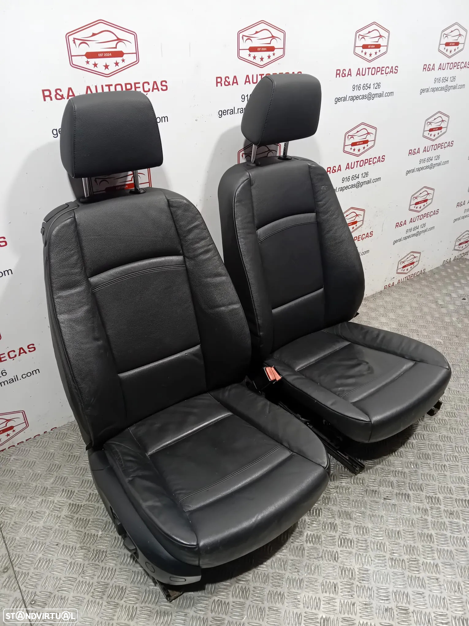 Conjunto de Bancos Bmw Série 3 E92 Coupe em Pele Elétricos Original - 9