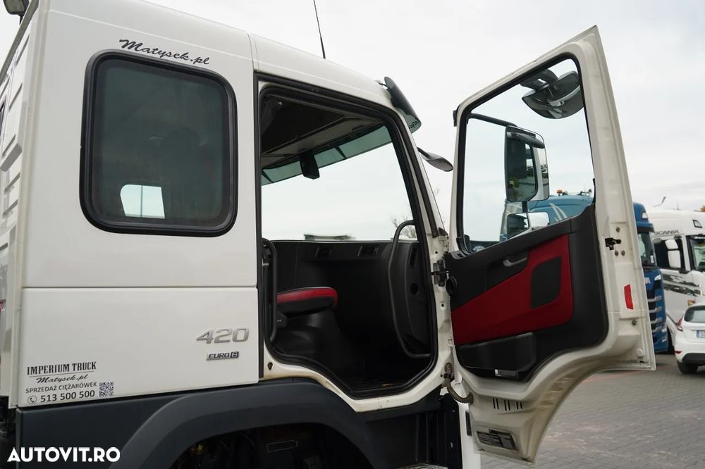 Volvo FMX 420 / RETARDER / 13 LITRI / CABINĂ JOSĂ / I-SHIFT / EURO 6 - 34