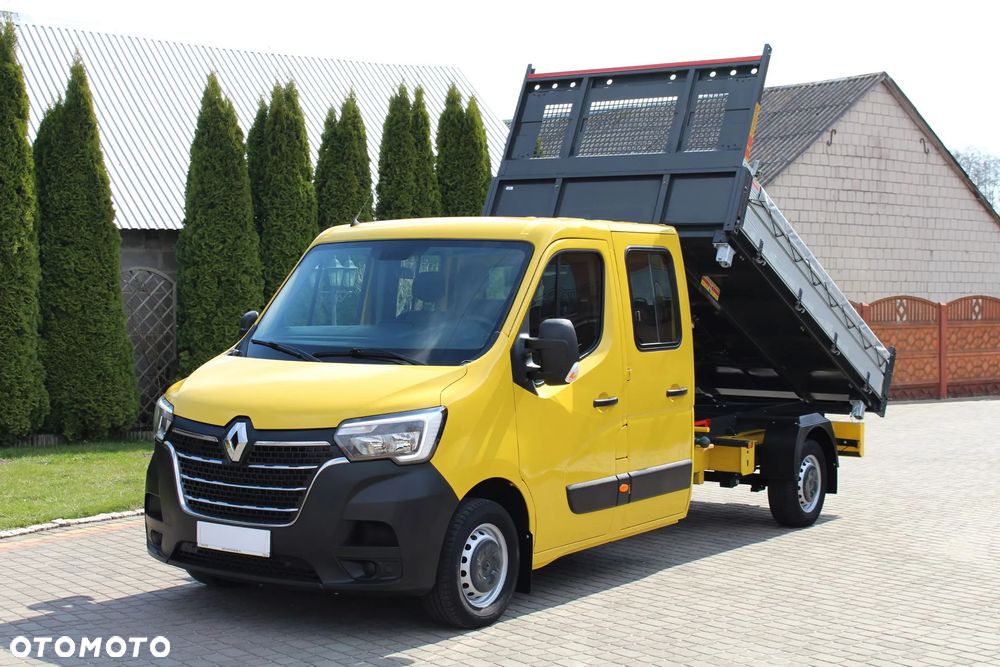 Renault MASTER / MOVANO / BRYGADÓWKA / DOKA / WYWROTKA / 6 OSÓB / POLSKI SALON / NISKI PRZEBIEG / - 2