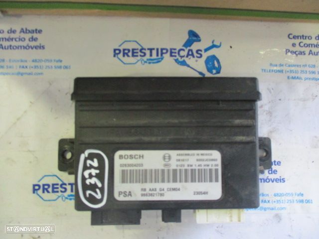 Modulo 9663821780 CITROEN C5 2008 SENSOR ESTACIONAMENTO CITROEN C4 PICASSO 2007 1.6HDI 110CV 5P PRETO - 1