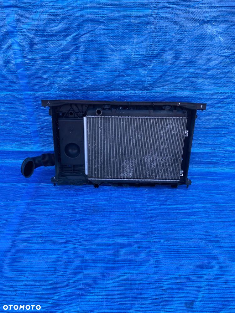 CHŁODNICE KOMPLET PAS PRZEDNI CHŁODNICA WENTYLATOR PEUGEOT 307 2.0b 2005r. lift - 1