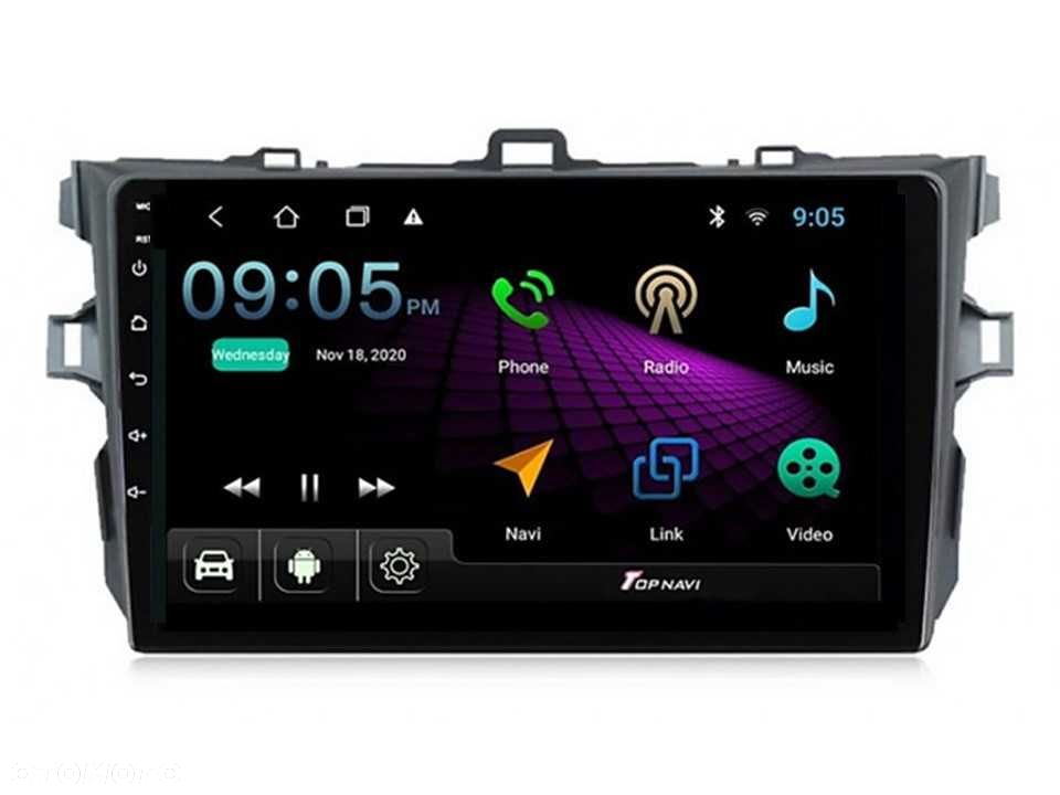 Radio samochodowe Android Toyota Corolla (9", silver) 2006.-2013 - 2