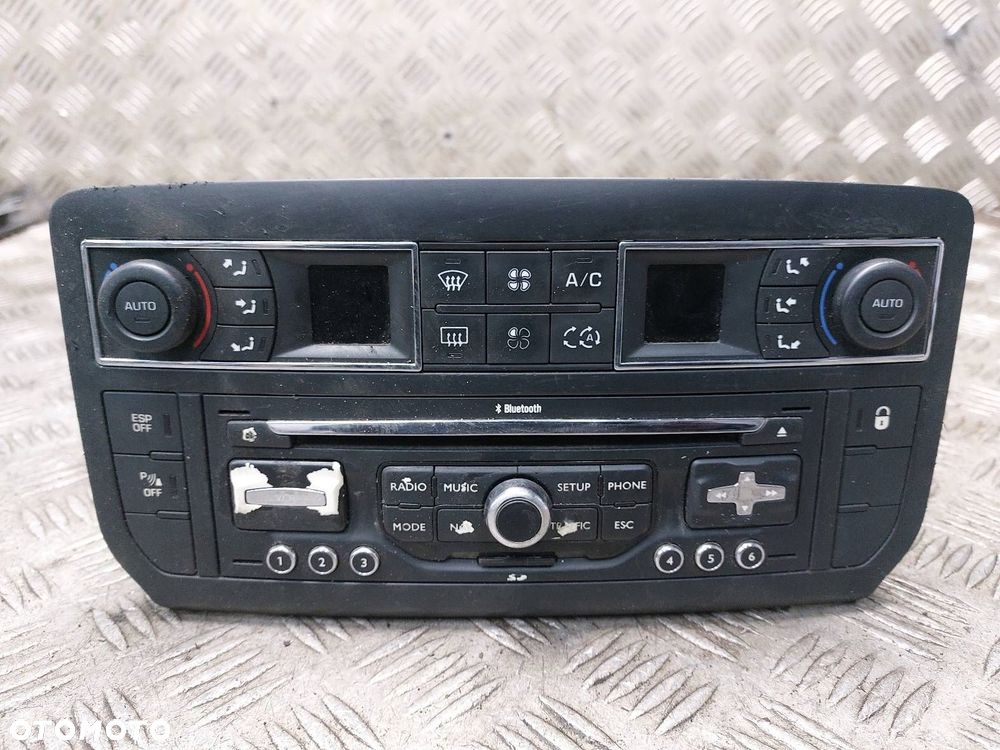 RADIO ODTWARZACZ + WYŚWIETLACZ CITROEN C5 II 9664993180 96661984ZD - 4